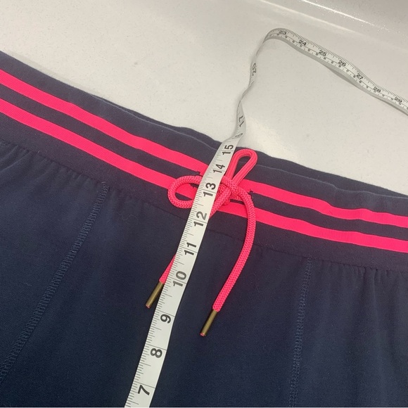 Psycho Bunny Sweatpants Adult XXL  Navy Pink Stripe Pockets Drawstring  Cotton‎ - Picture 11 of 12